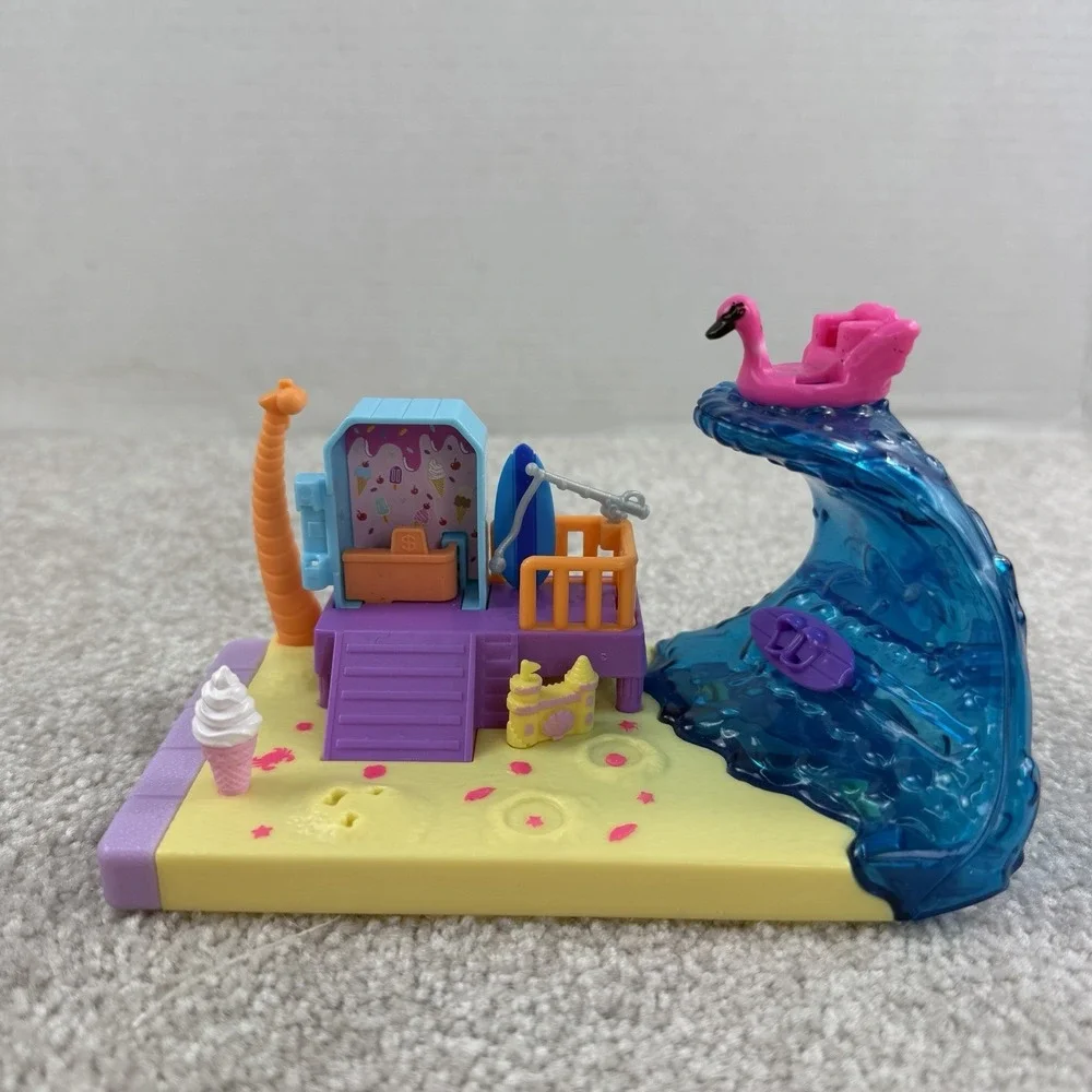 Lot of 2000s Polly Pocket Play Sets‎ Dolls Cars Aquarium Accessories